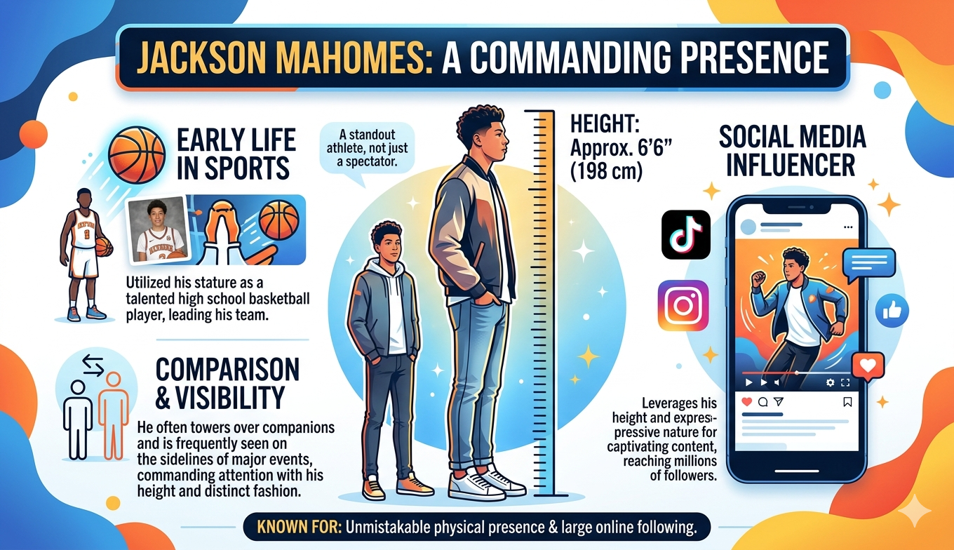 Jackson Mahomes height