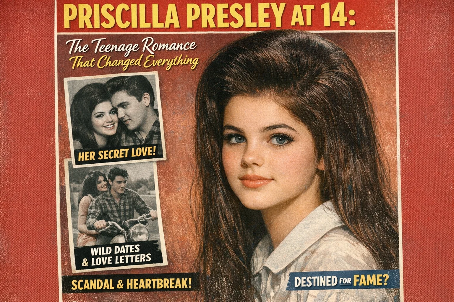 Priscilla Presley at 14