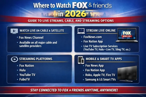 Where to Watch Fox & Friends